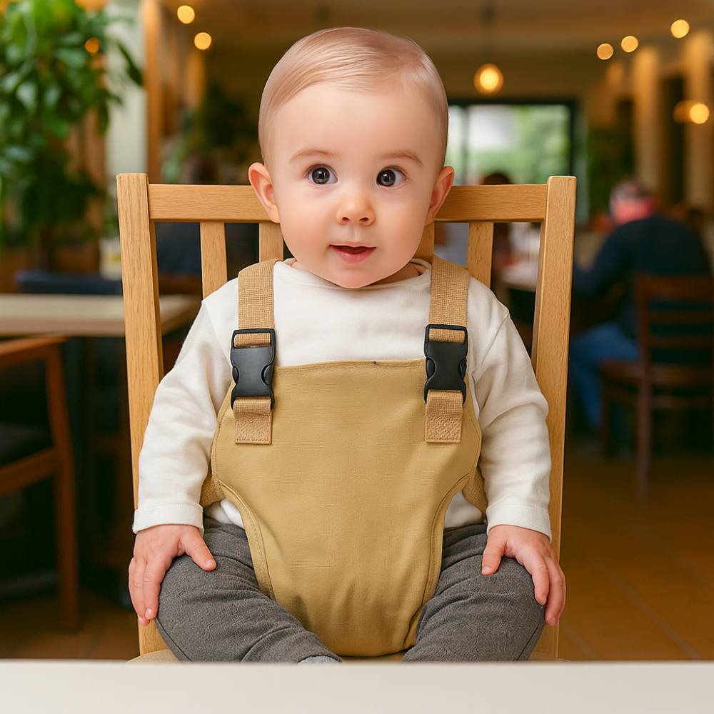 Adjustable Baby Booster Seat Safety Harness Dining Chair