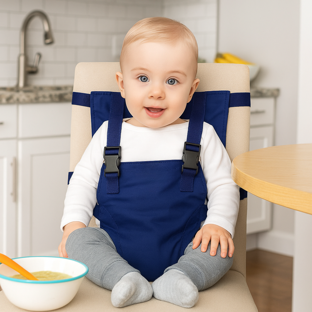Adjustable Baby Booster Seat Safety Harness Dining Chair