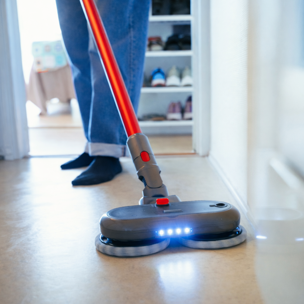 Electric Mop Extension LED Floor Cleaner Attachment 1