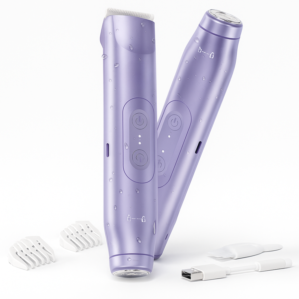 Electric Razors Women Rechargeable Waterproof Hair Trimmer