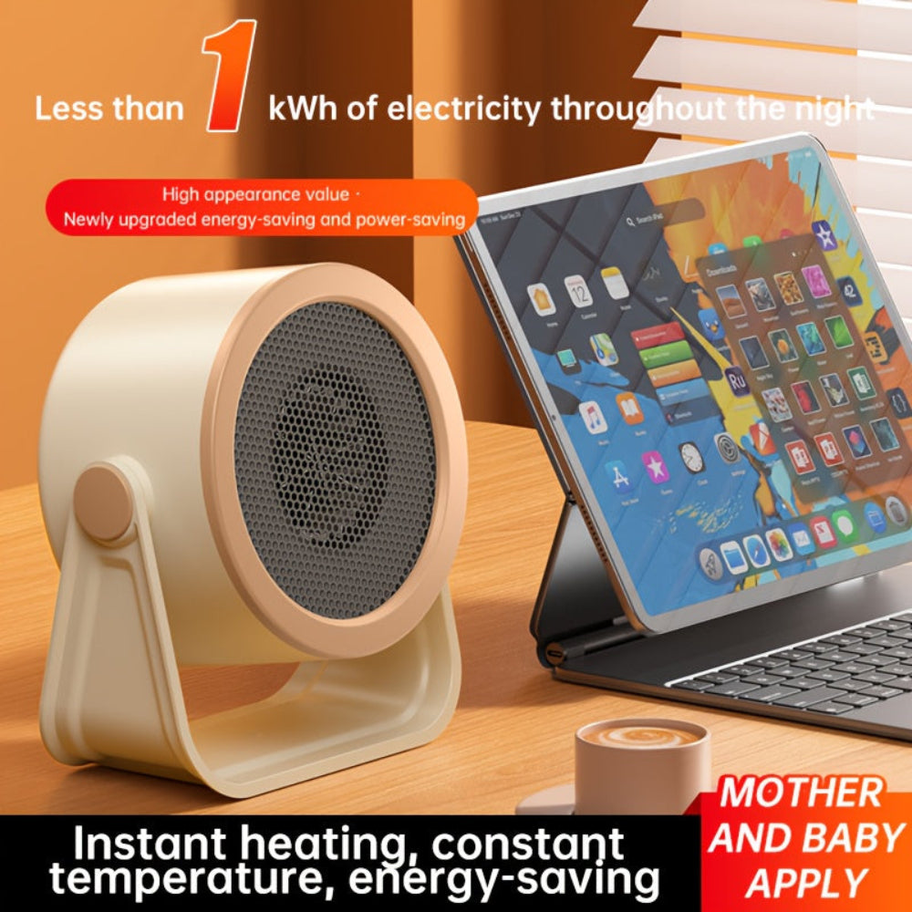 Electric Space Heater Portable Quiet Fast Heating Ceramic Warmer
