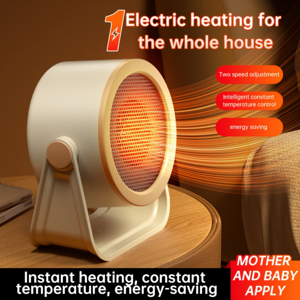 Electric Space Heater Portable Quiet Fast Heating Ceramic Warmer