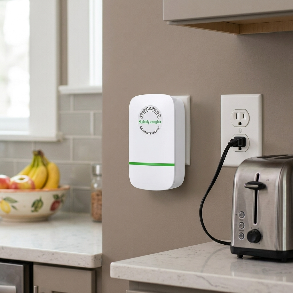 Electricity Saver Plug Energy Monitor Outlet Device