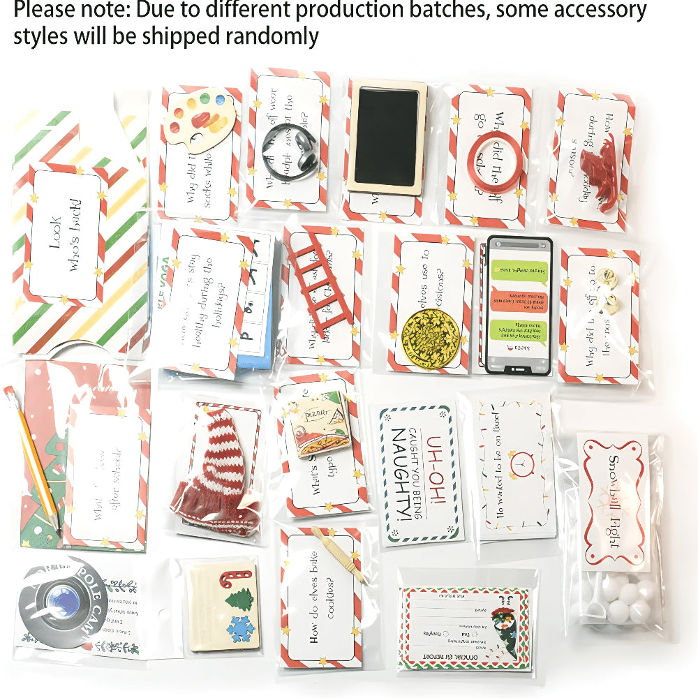 Elf Kit 24 Days Christmas Countdown Activity Game Set