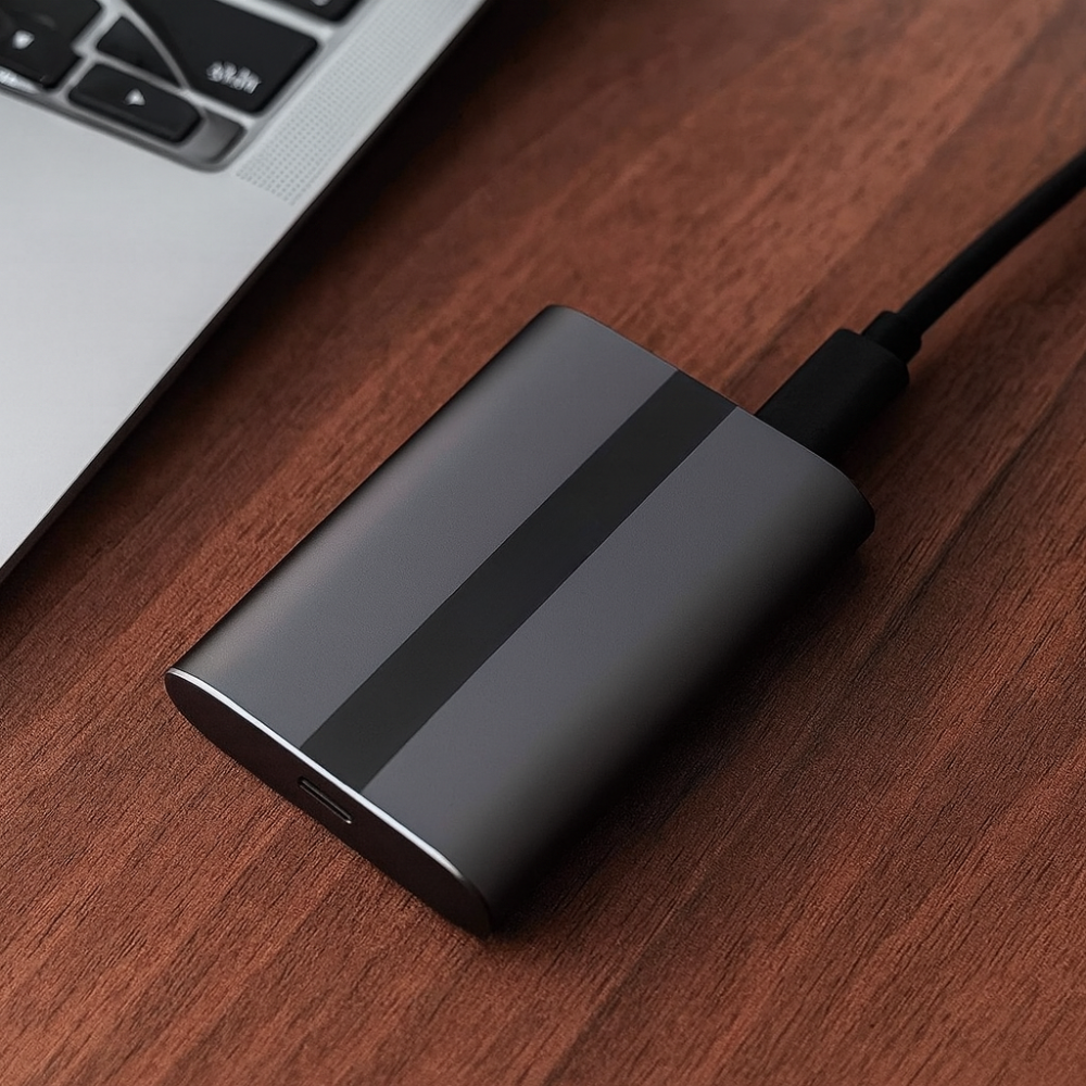 Disco Rigido Esterno Portatile SSD Alta Velocità USB-C Archiviazione Compatta