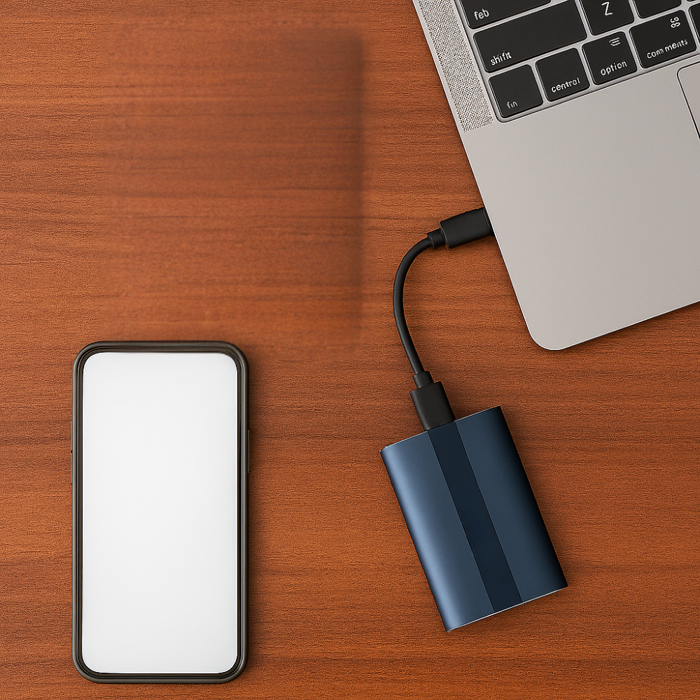 Disco Rigido Esterno Portatile SSD Alta Velocità USB-C Archiviazione Compatta