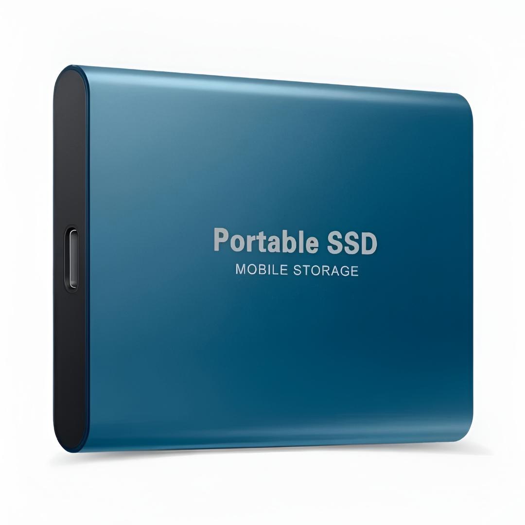 Externe SSD Festplatte Aluminium Externer Speicher Schnell Tragbar