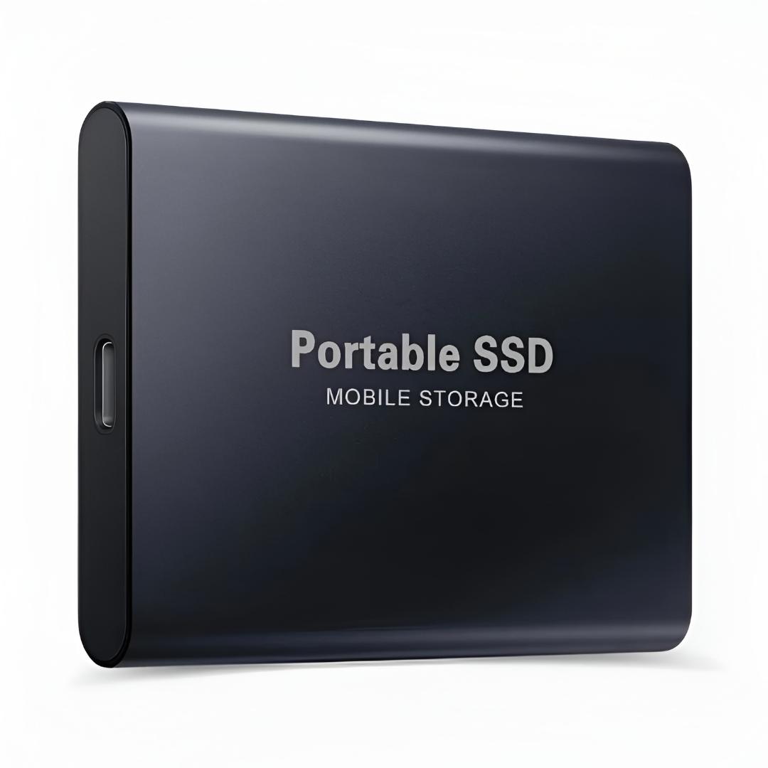 Externe SSD Festplatte Aluminium Externer Speicher Schnell Tragbar