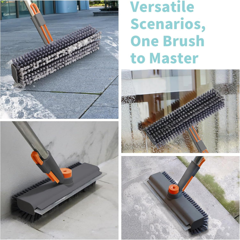 Floor Scrub Brush Heavy Duty Bristle Bathroom Cleaner 4