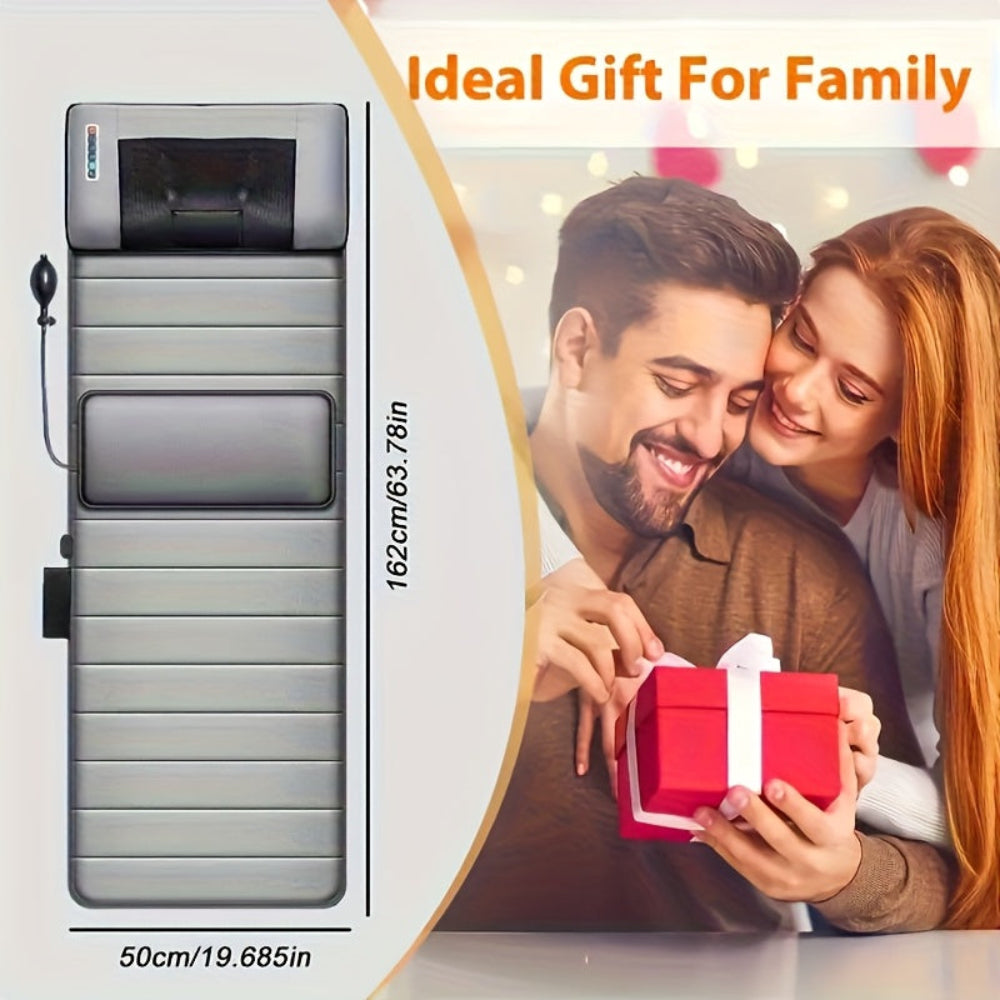 Full Body Massage Mat Heat Vibration Back Relief Pad