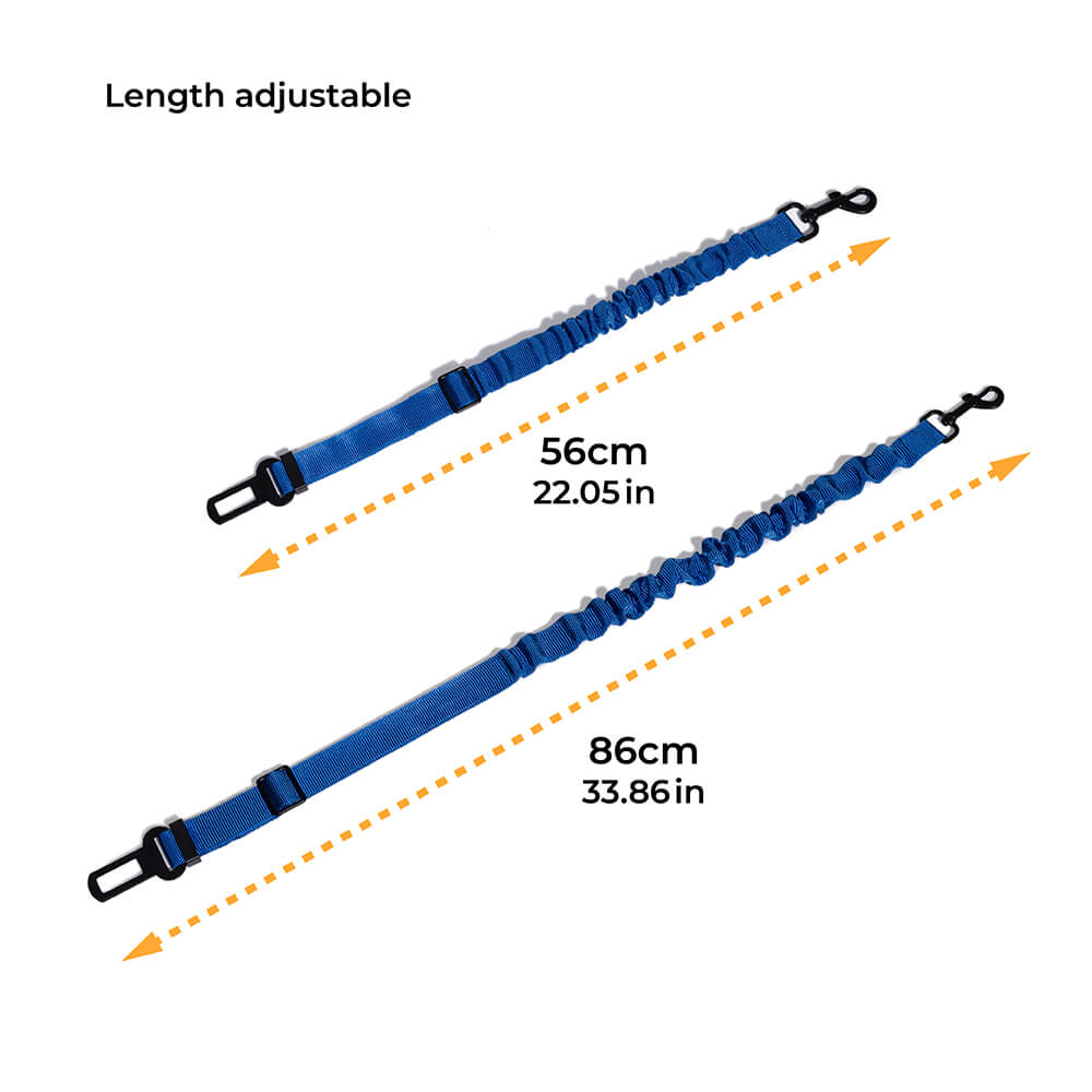 Cinturón de seguridad para perro con correa ajustable de seguridad