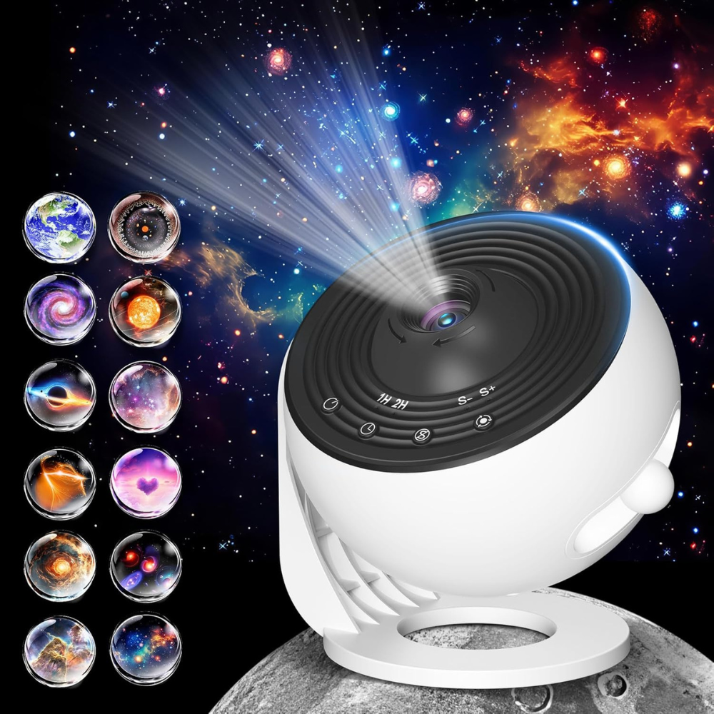 Galaxy Projector Lamp 13 HD Space Film Discs Bedroom Decoration