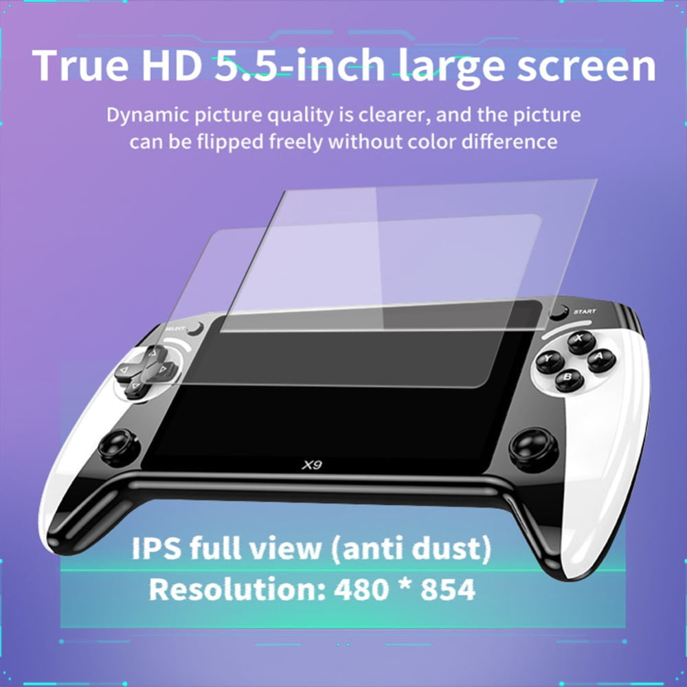 Game Console Portable Handheld Retro Video Player Built-in Games