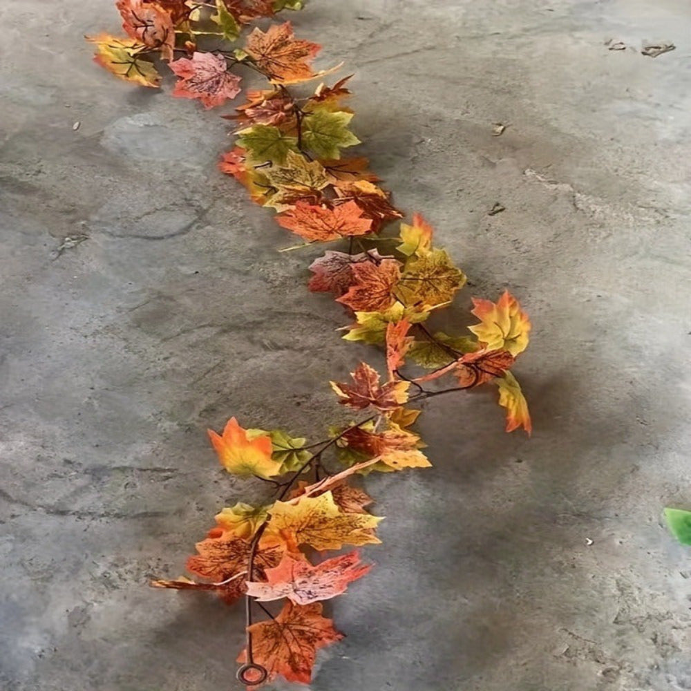 Ghirlande Foglia d'Acero Autunno Caduta Decorazione Casa Interno Esterno Esposizione