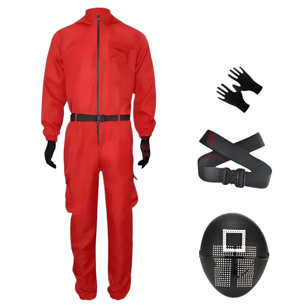 Kids Game Game Guard Mask Cosplay Suit