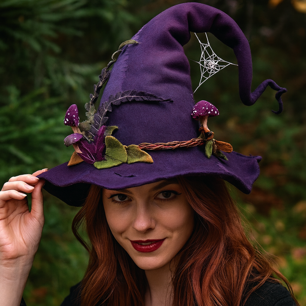 Witch Hat Handmade Merino Wool Felt