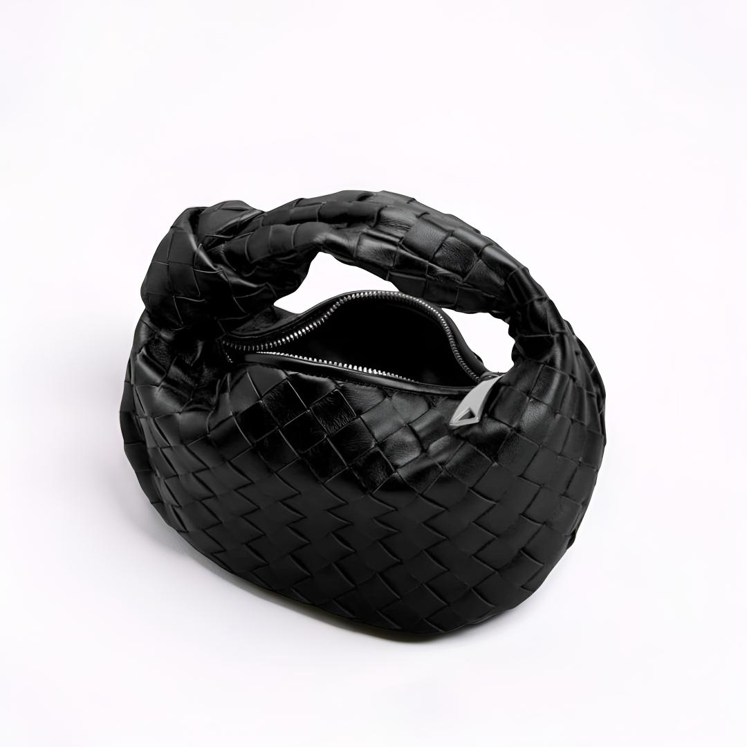 Handbag Woven Purse Knotted Handle Shoulder Bag Casual Tote