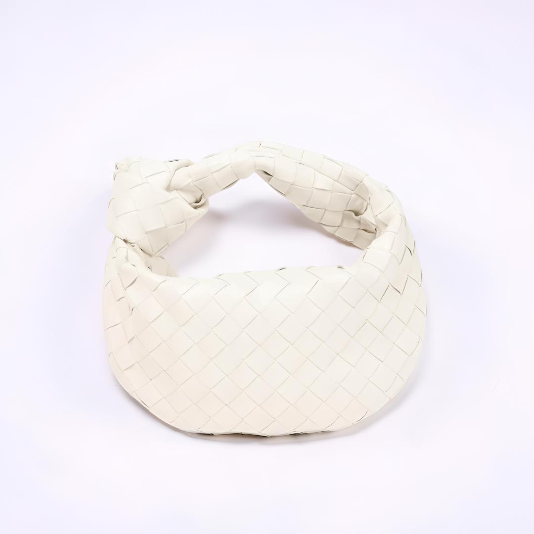 Handbag Woven Purse Knotted Handle Shoulder Bag Casual Tote