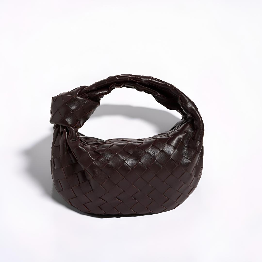 Handbag Woven Purse Knotted Handle Shoulder Bag Casual Tote