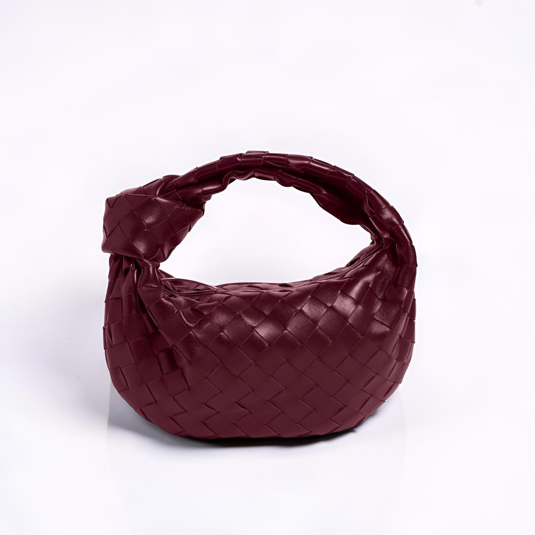Handbag Woven Purse Knotted Handle Shoulder Bag Casual Tote