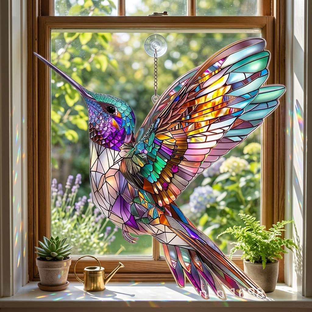 Hanging Decor Acrylic Suncatcher Bird Window Suncatcher