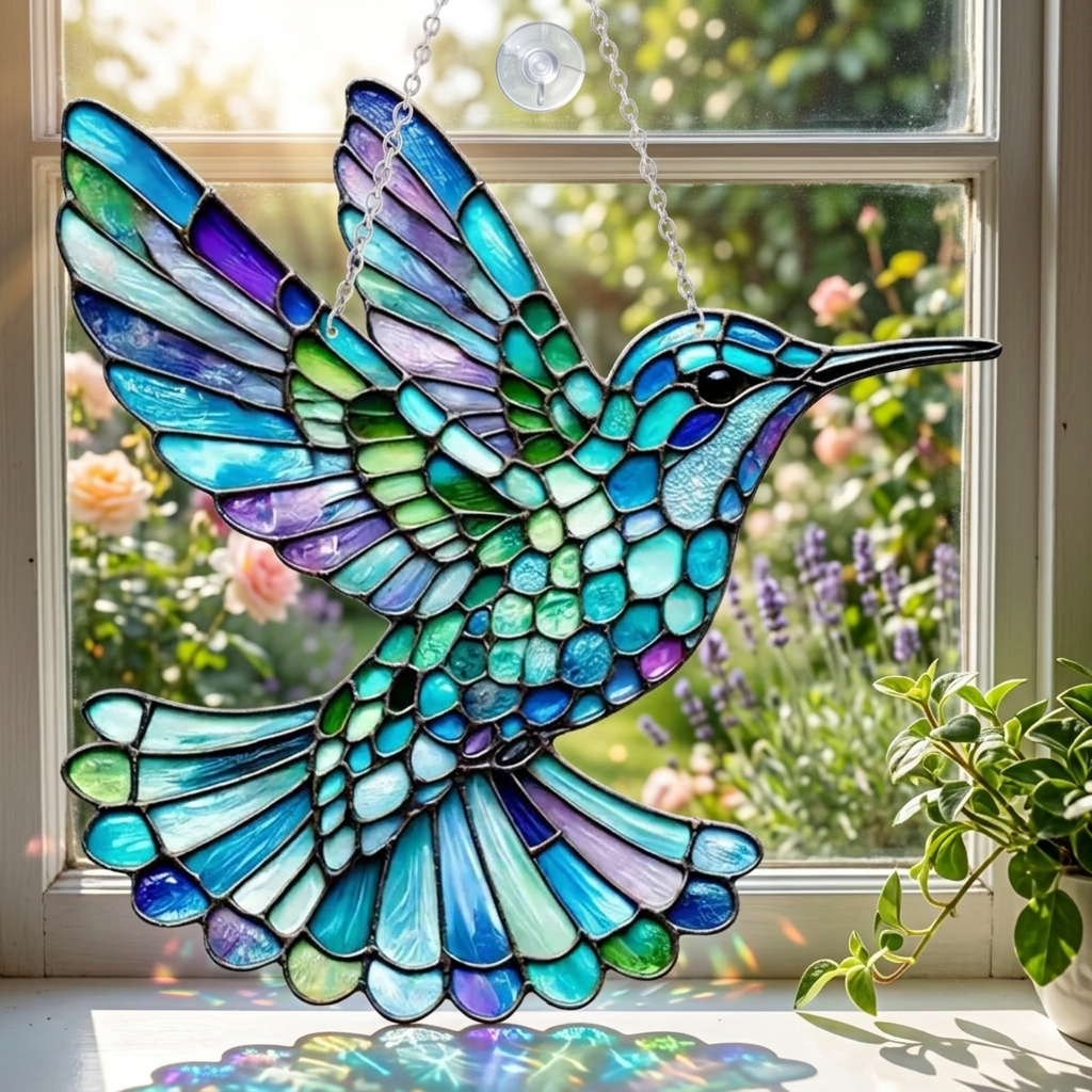 Hanging Decor Acrylic Suncatcher Bird Window Suncatcher