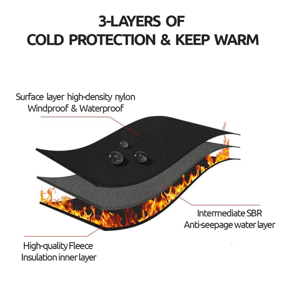 Heated Winter Waterproof Thermal Touchscreen Outdoor Gloves