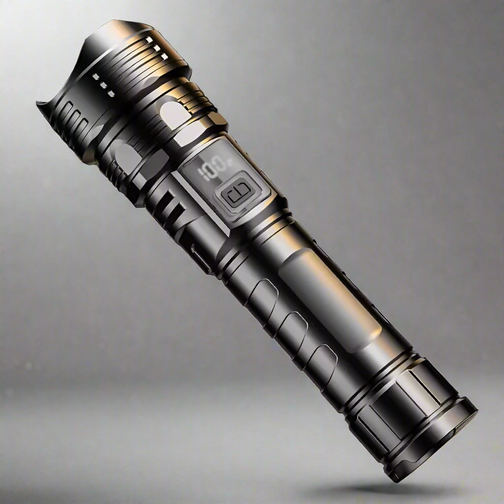 LED-Taschenlampe Wiederaufladbar Aluminium Taschenlampe