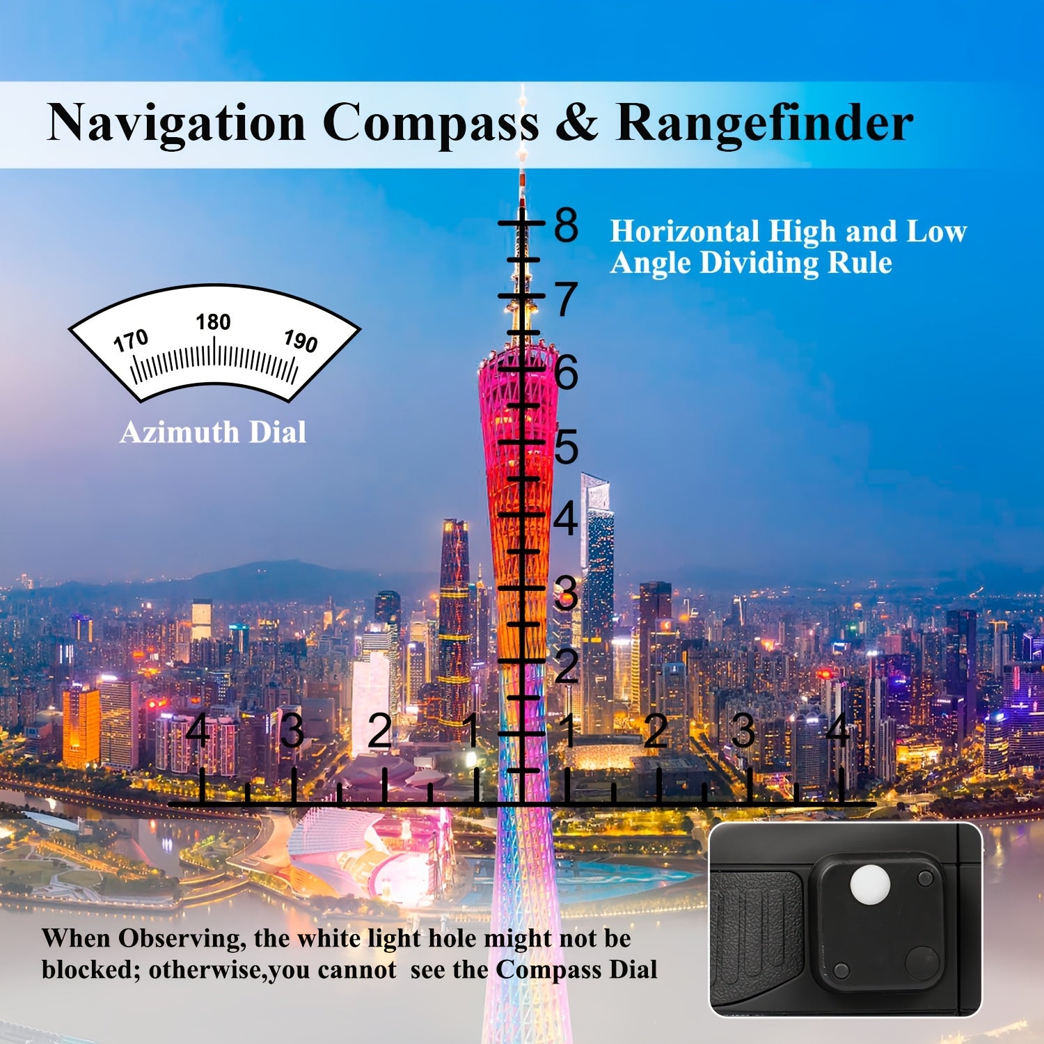 Jagdausrüstung 10x50 HD Fernglas schwimmende Optik