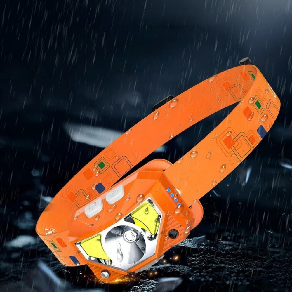 Jagdausrüstung Wiederaufladbare LED Stirnlampe