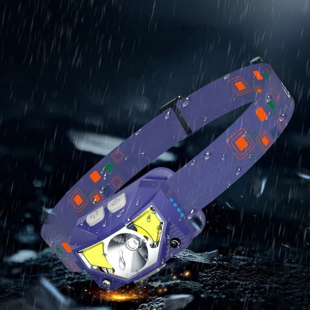 Jagdausrüstung Wiederaufladbare LED Stirnlampe