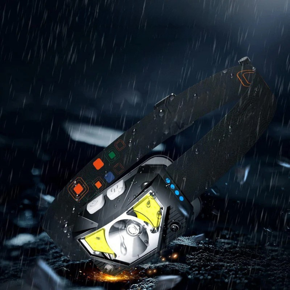 Jagdausrüstung Wiederaufladbare LED Stirnlampe