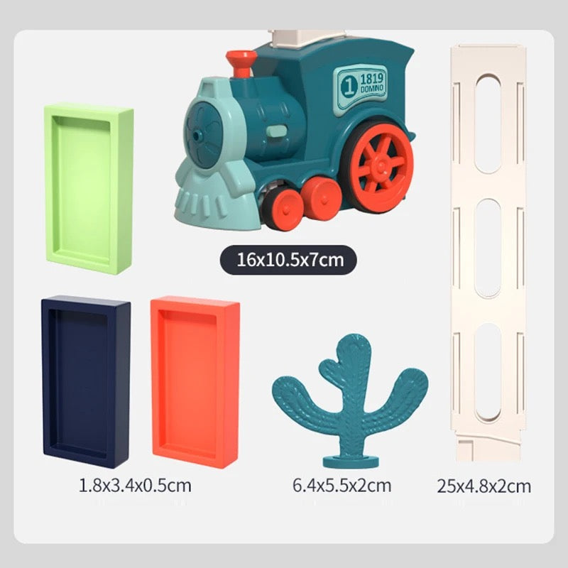 Kids Domino Toy Train for Creative Play