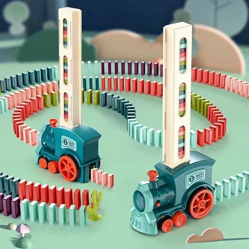 Kids Domino Toy Train for Creative Play