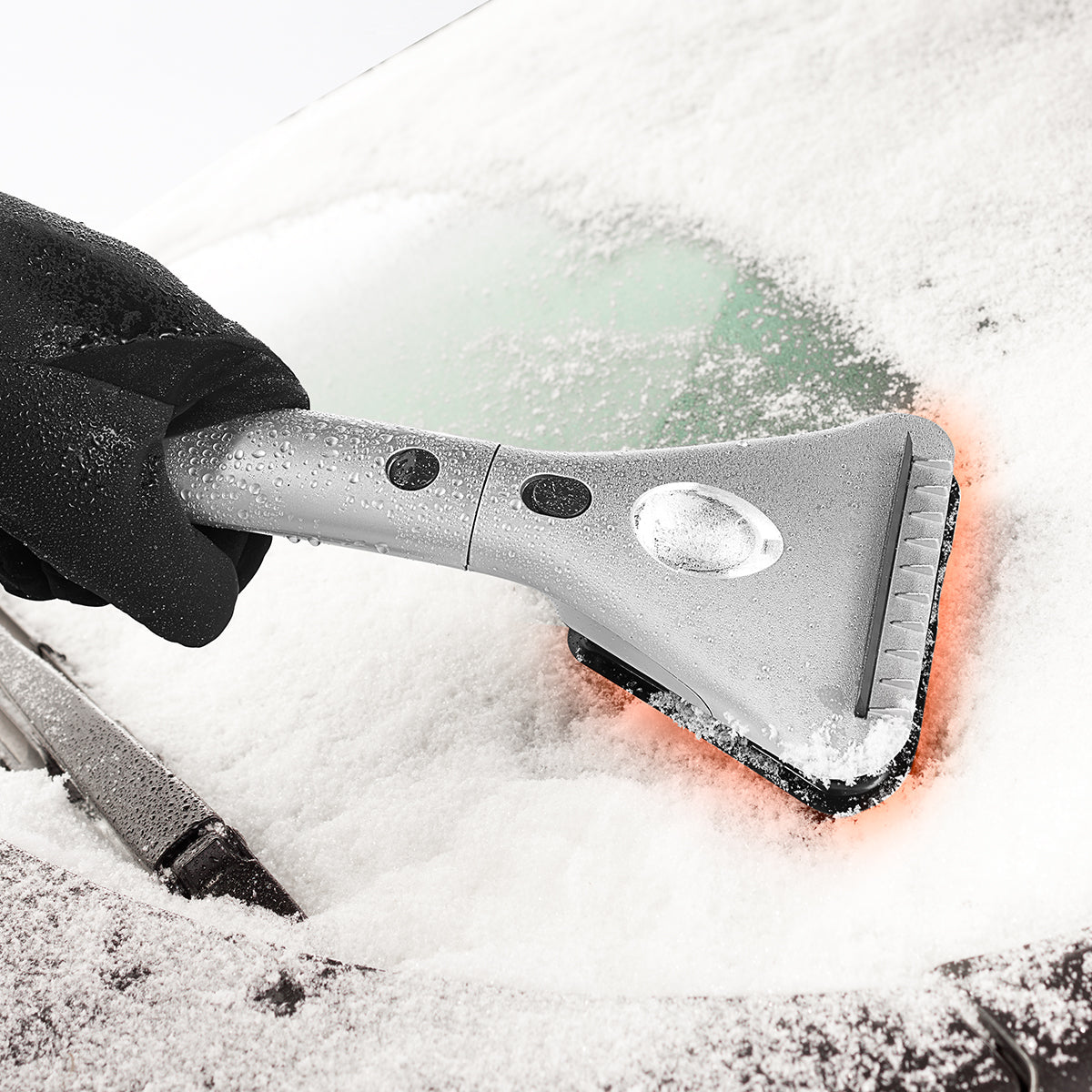 Ice Scraper Electric Windshield Snow Removal Tool