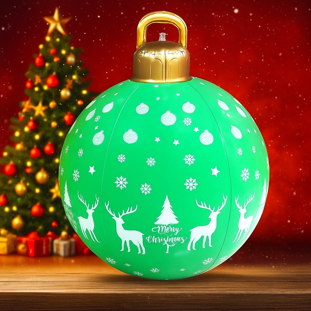 Vánoční nafukovací venkovní dekorace velký dvůr sváteční míč