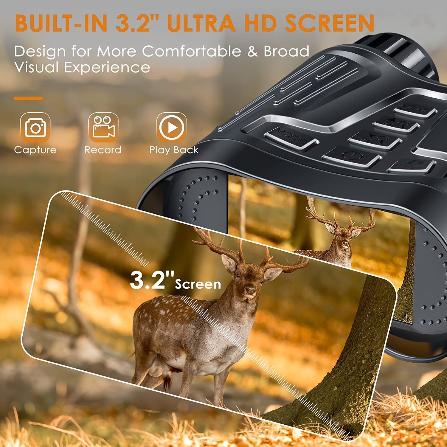 ナイトビジョン狩猟用デジタル双眼鏡