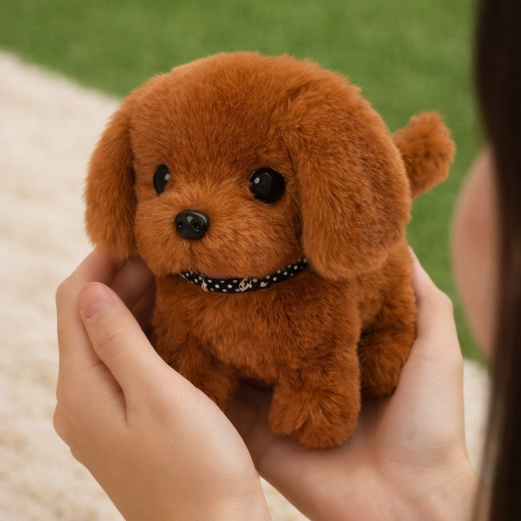 Interactive Toy Dog Walking Barking Plush Puppy