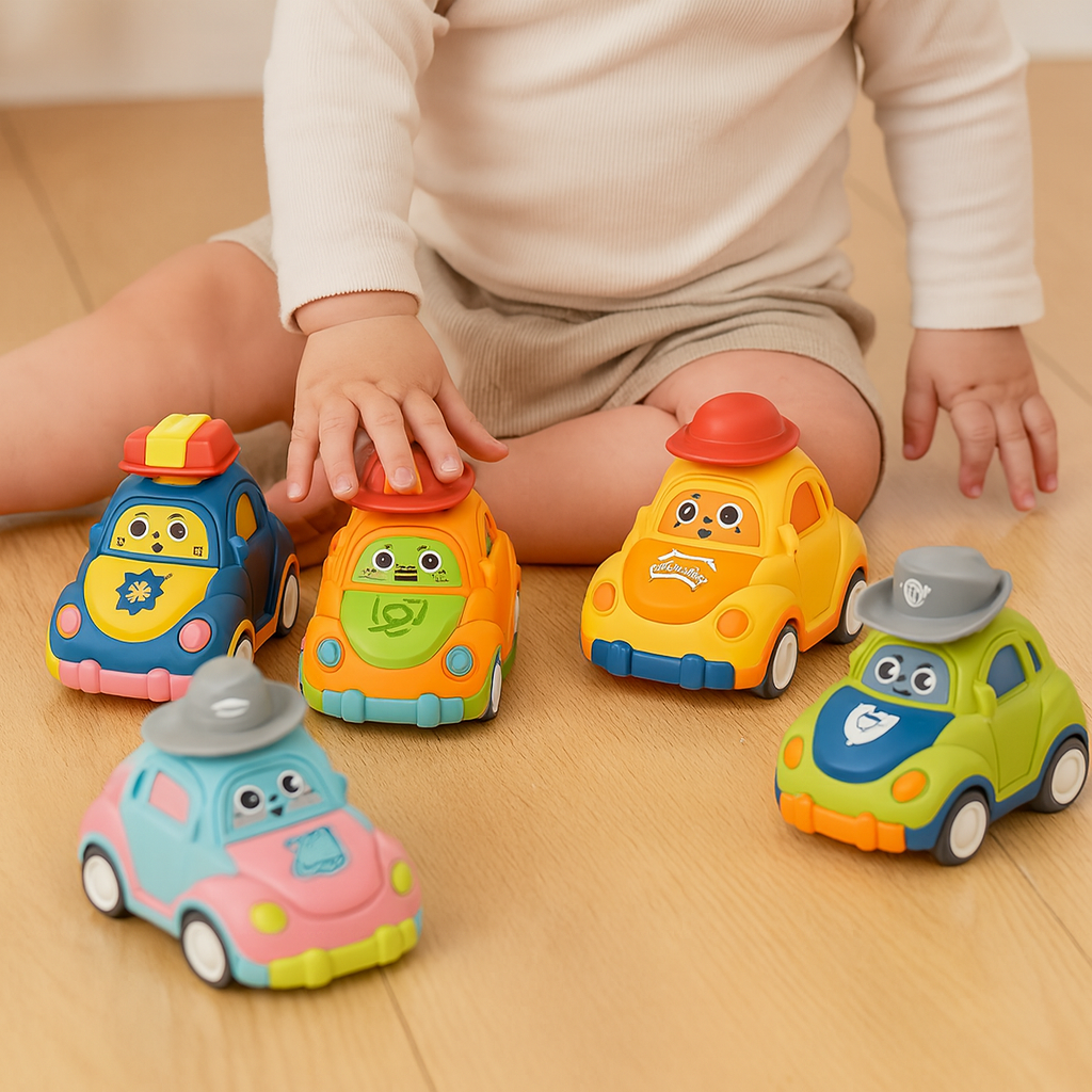 Toy Cars Plastic Educational Vehicle Playset