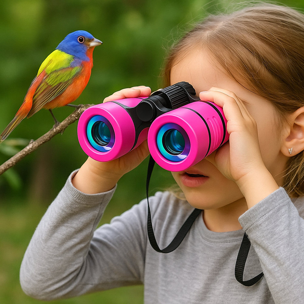 Kids Binoculars Toy Outdoor Adventure Set Educational Gift