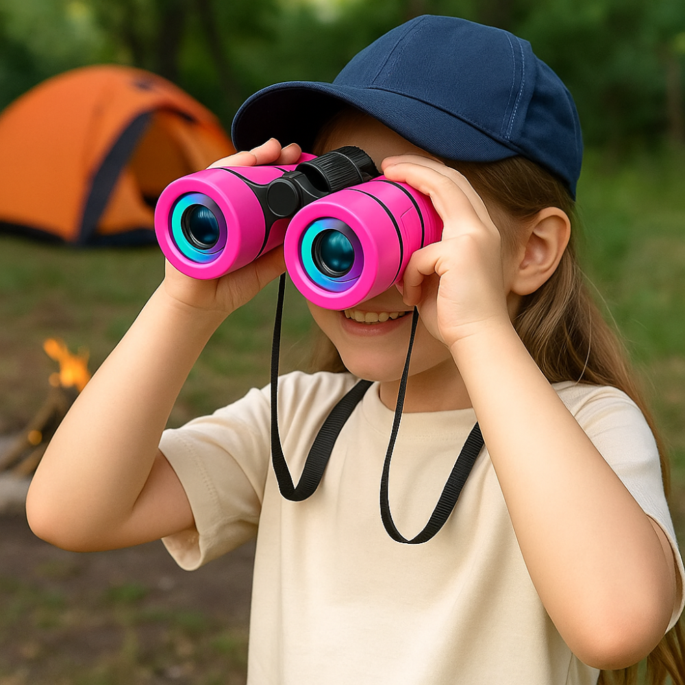 Kids Binoculars Toy Outdoor Adventure Set Educational Gift