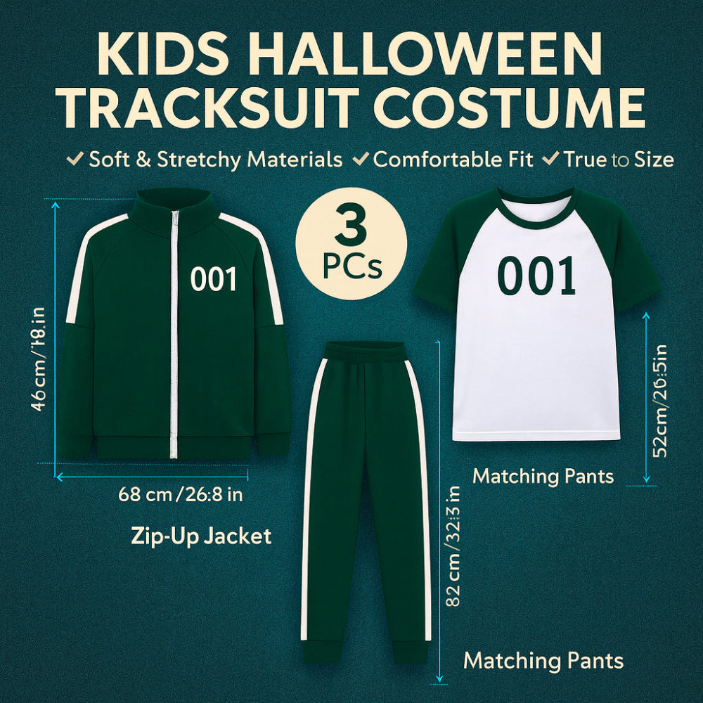Kids Game Costumes Tracksuit Set Outfit