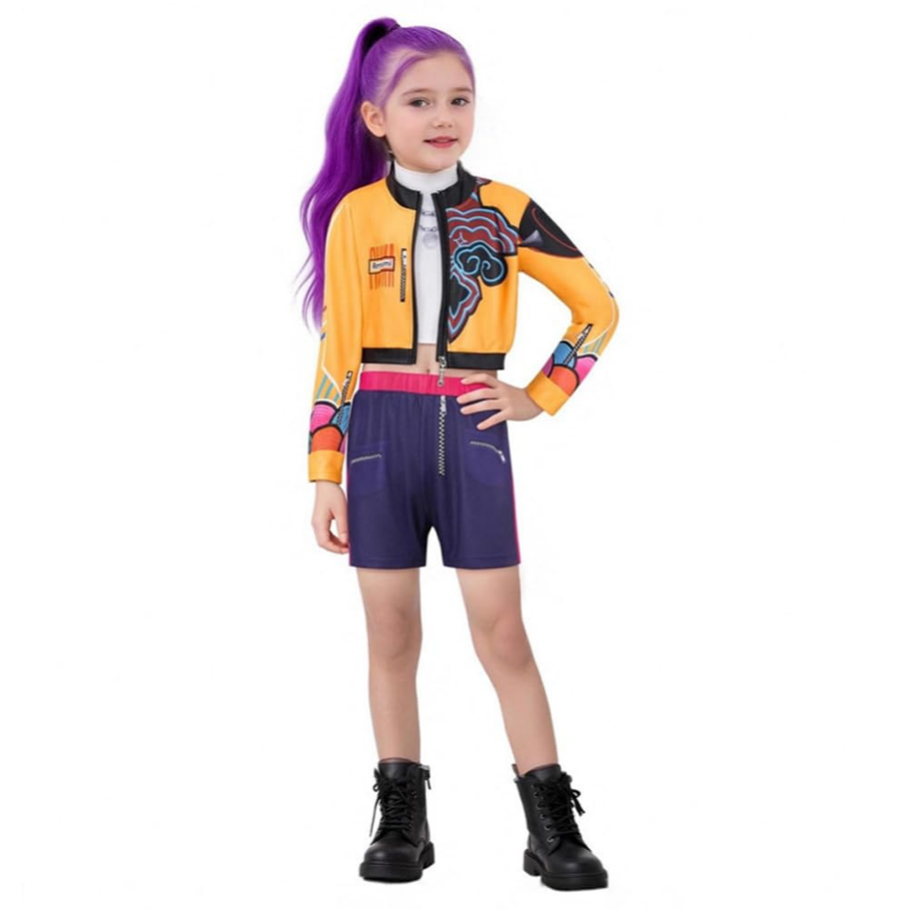 Kids Kpop Costume Pop Singer Dance Outfit Set