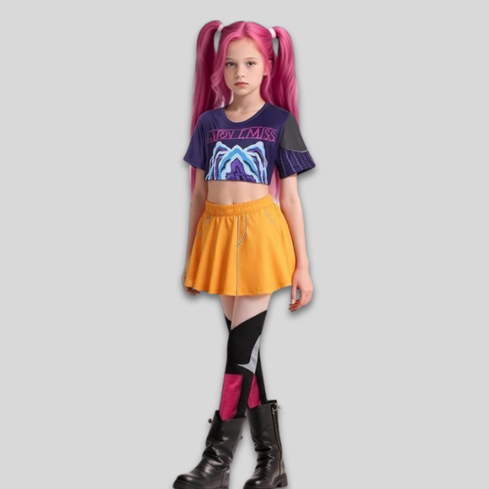 Kids Kpop Costume Pop Singer Dance Outfit Set