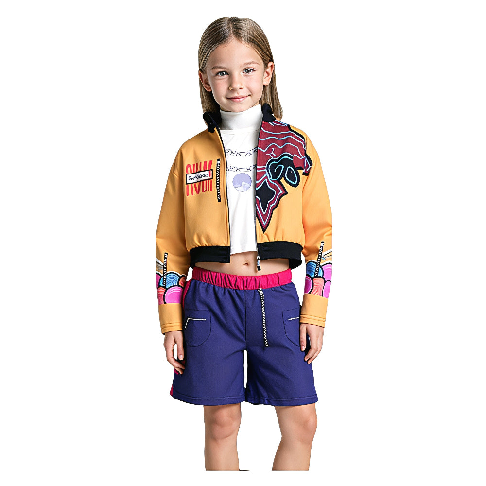 Kids Kpop Hunter Costume Set