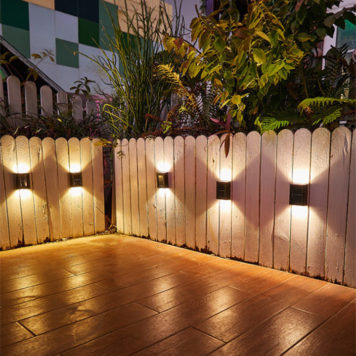 SolarGlow LED Wall Lights | Auto On/Off & Waterproof for Garden