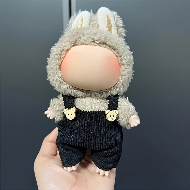 Conjunto de peto para ropa de muñeca