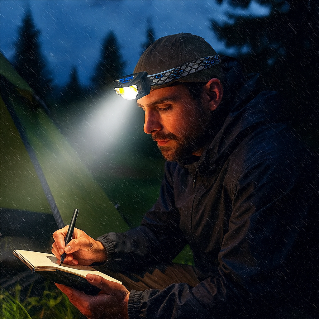 LED Head Torch Waterproof Hunting Gear Light