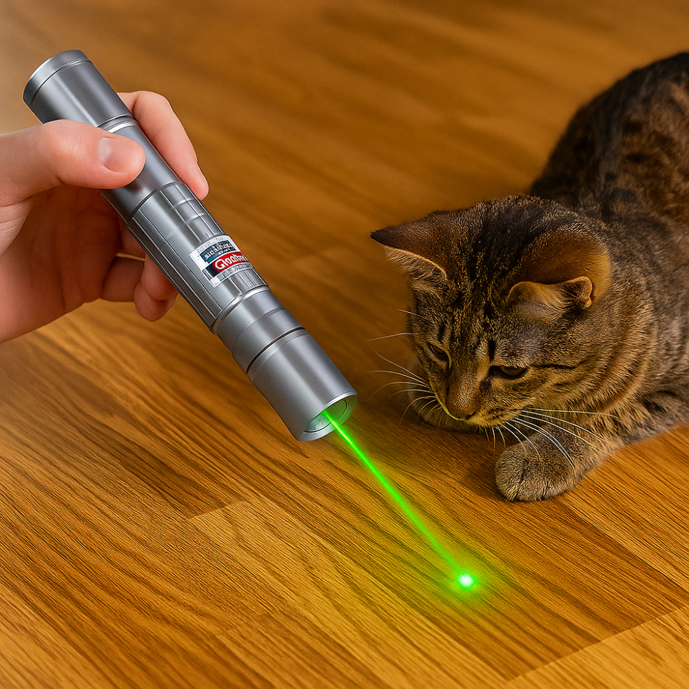 Laser Pointer Cat Toy Pets Flashlight Training Light Pen