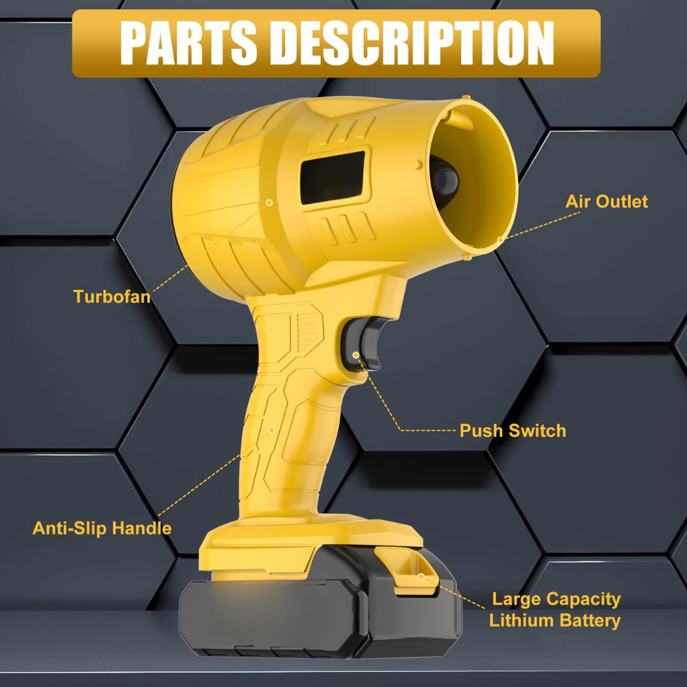 Leaf Blower Electric Blower Cordless High Power Handheld Air Tool